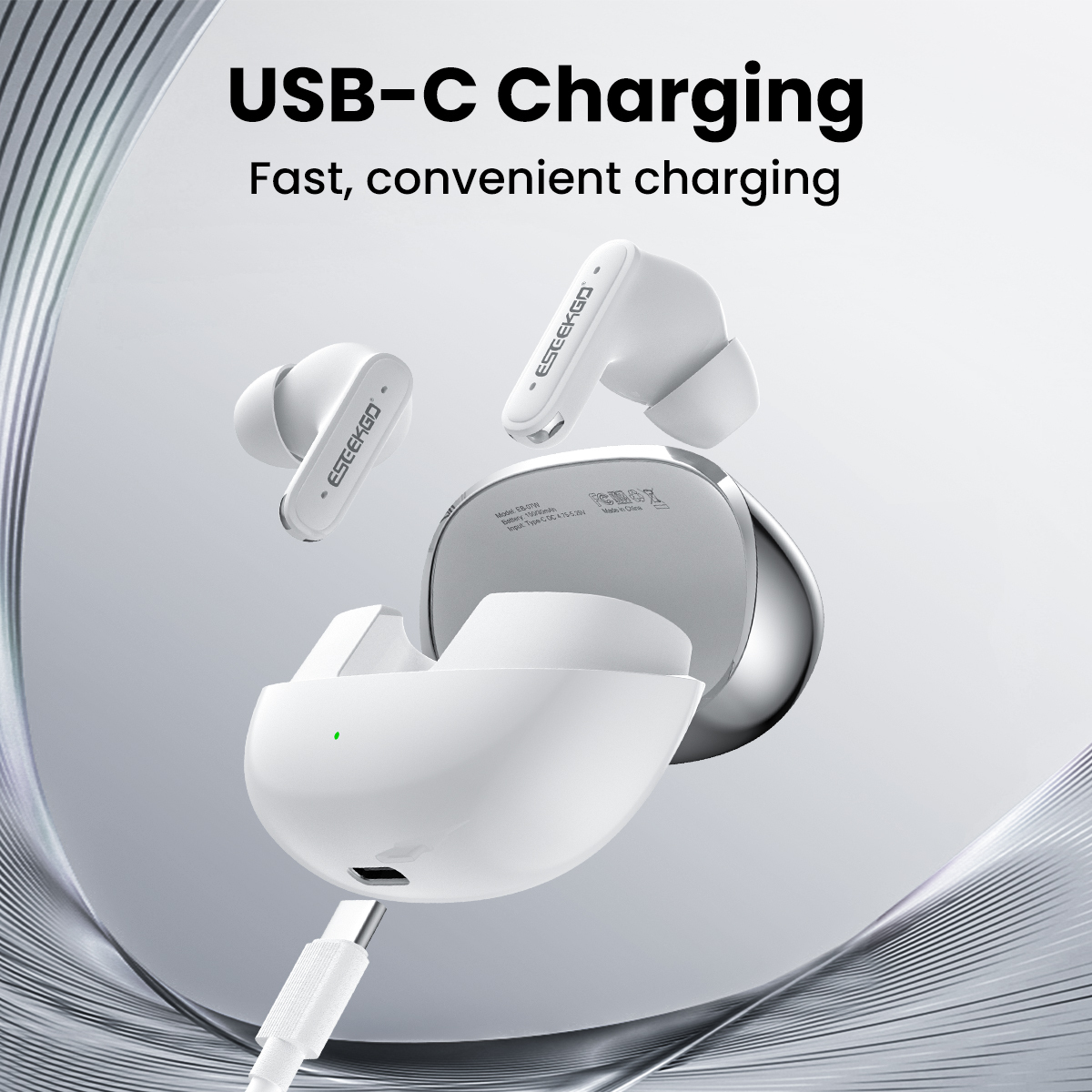 ESEEKGO EB-07W TWS Wireless Bluetooth Earphones