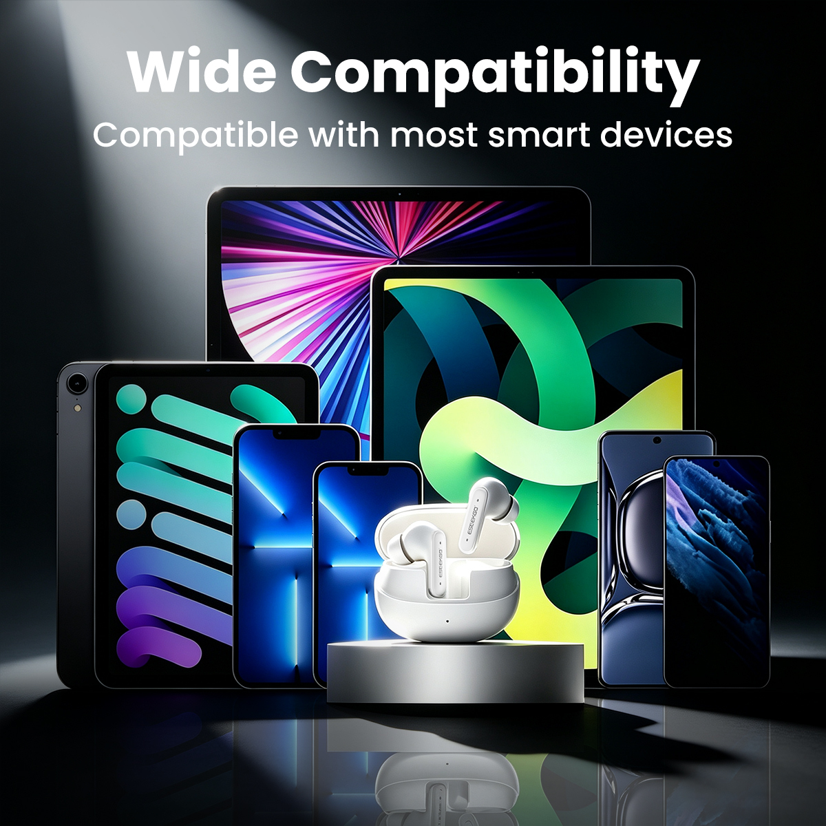 ESEEKGO EB-07W TWS Wireless Bluetooth Earphones