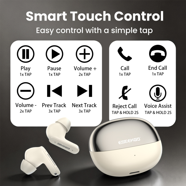 ESEEKGO EB-07S TWS Wireless Bluetooth Earphones