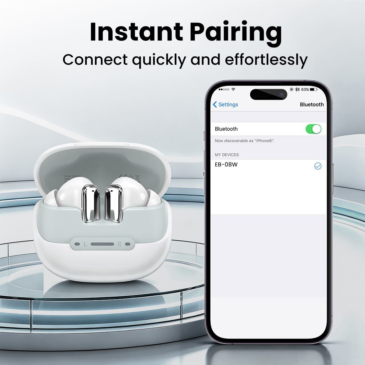 ESEEKGO EB-08W TWS Wireless Bluetooth Earphones