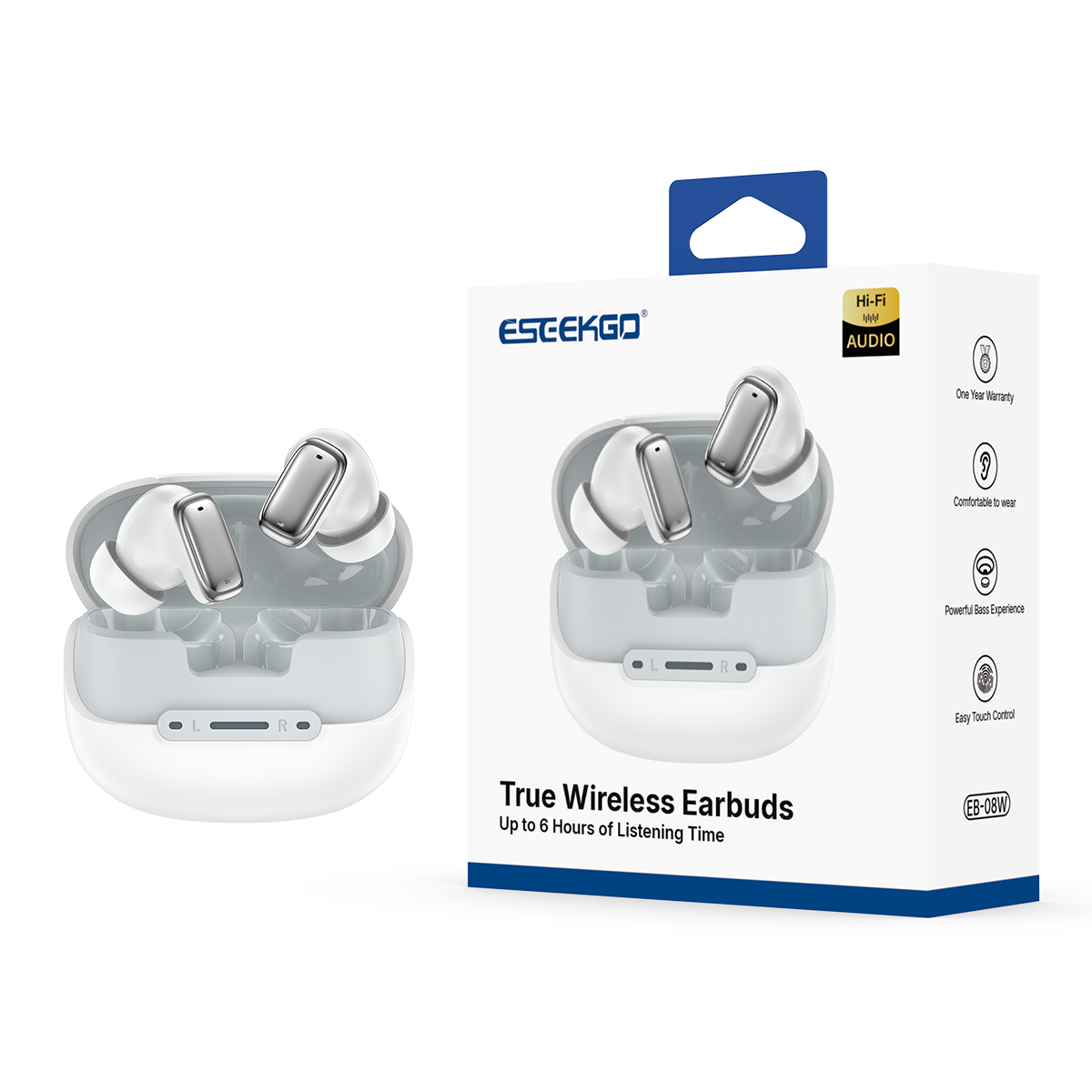 ESEEKGO EB-08W TWS Wireless Bluetooth Earphones