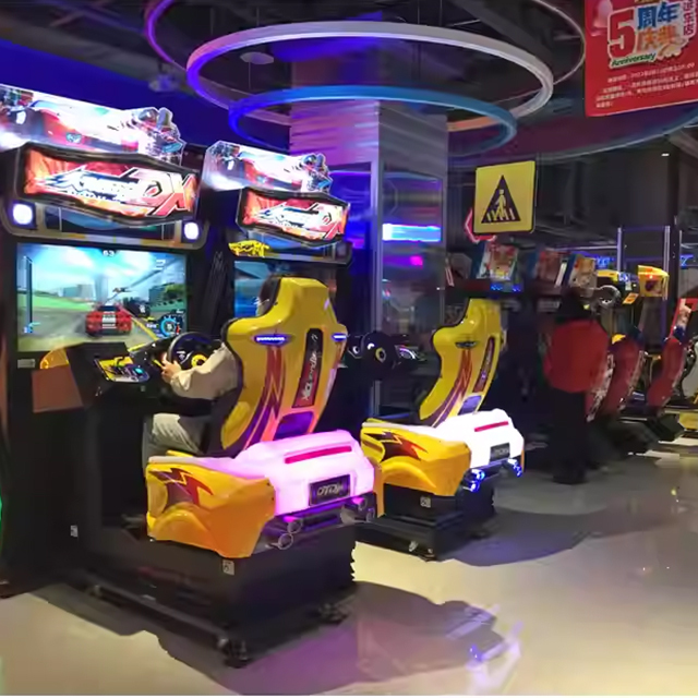 Video Arcade Game Machine Racing Car