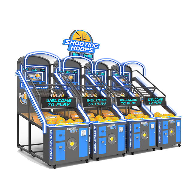 Shooting Hoops 7 Basketball Game Machine