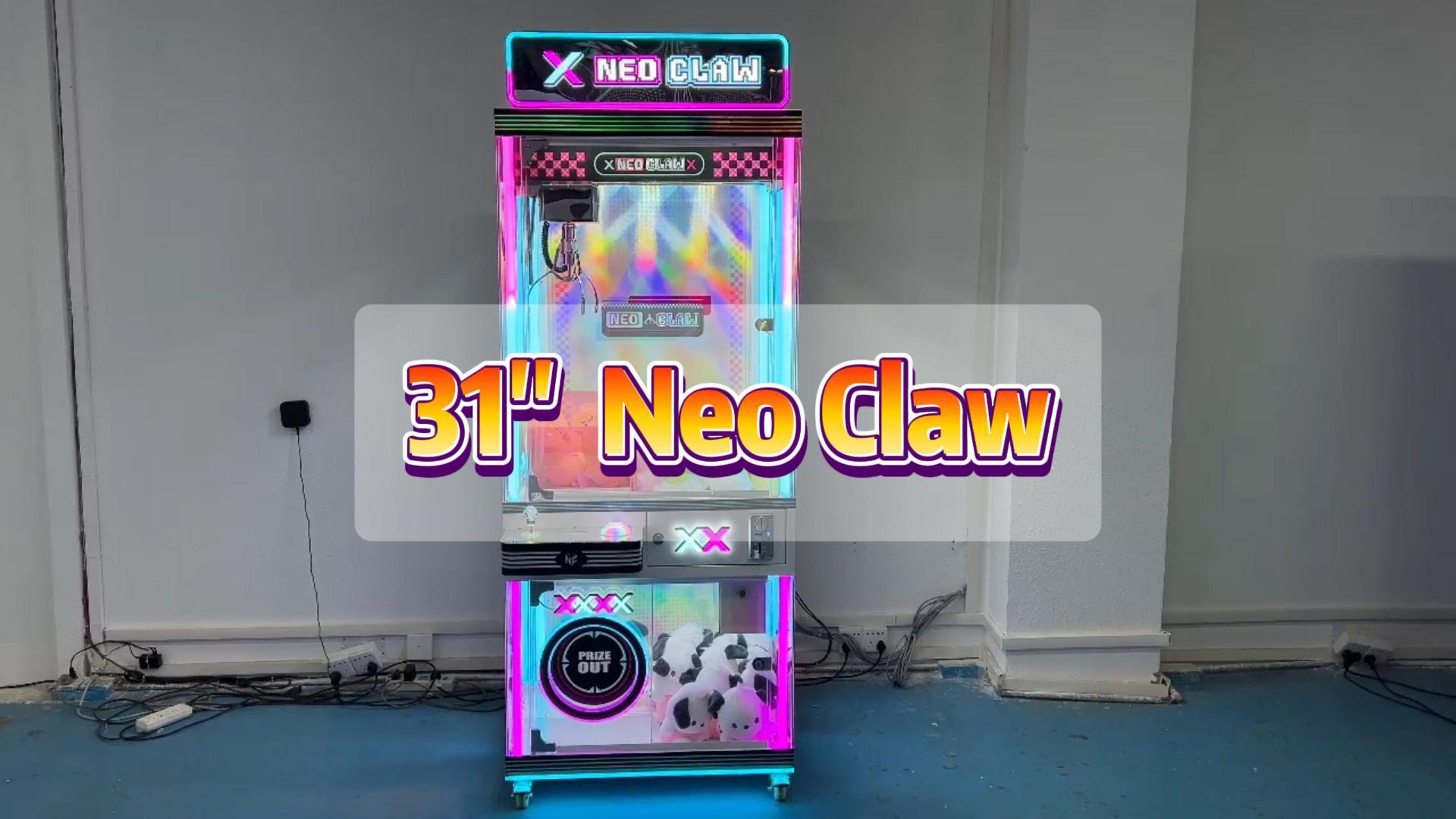 Claw Crane Machine Transaprent "Neo Claw" 31inch