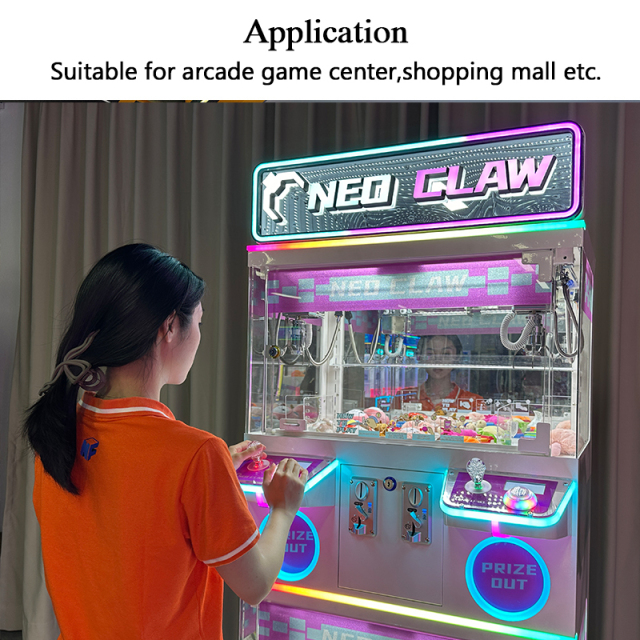 4 Players Crane Machine Neo Claw III