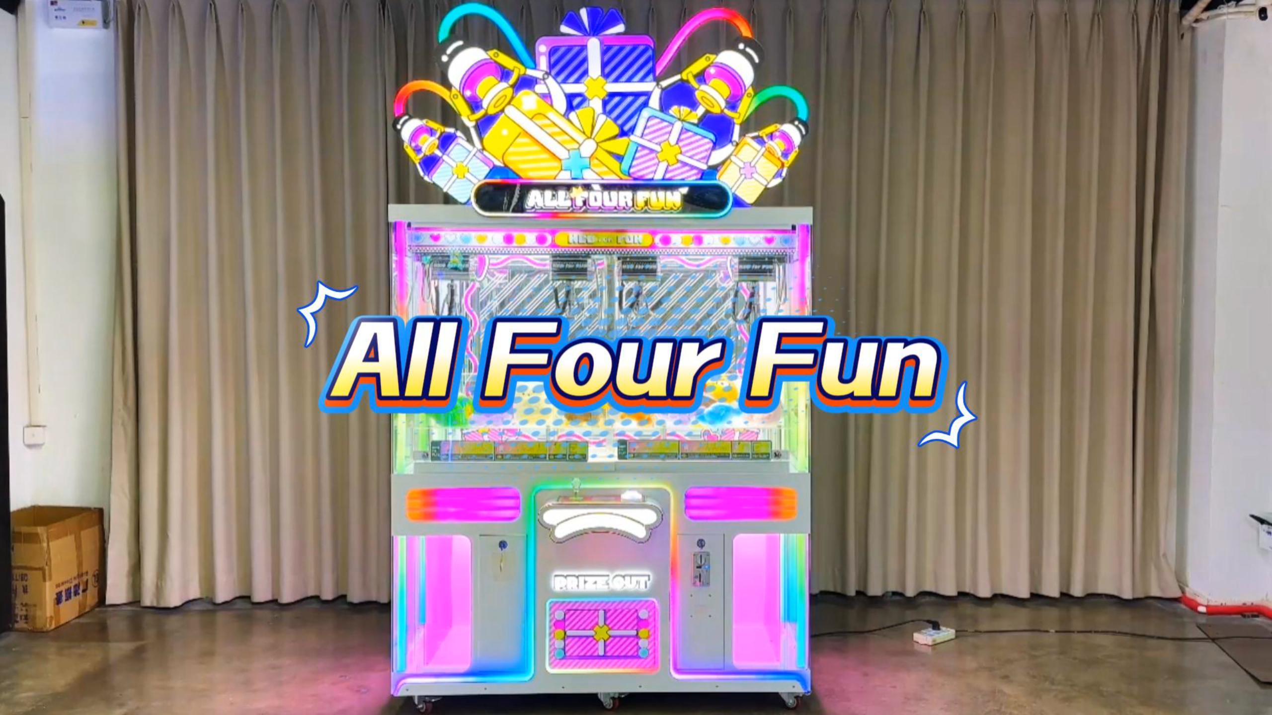 4 Claws Crane Machine ALL FOUR FUN