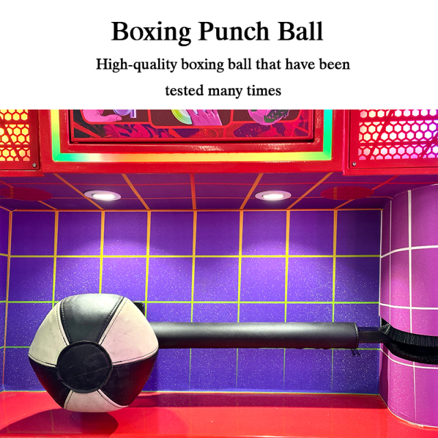 Sports Arcade Punching Machine Kick Mania