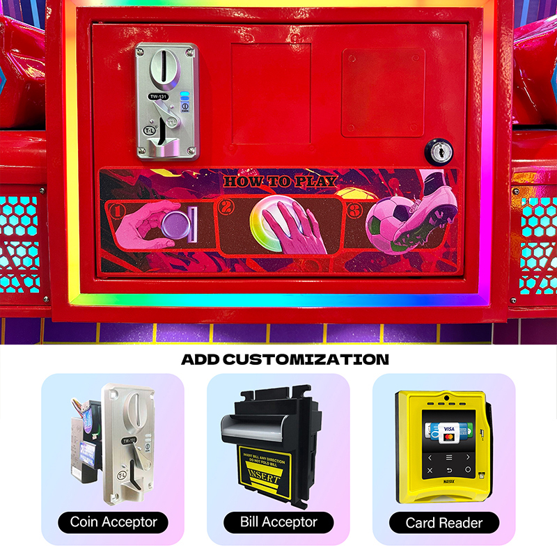 Sports Arcade Punching Machine Kick Mania