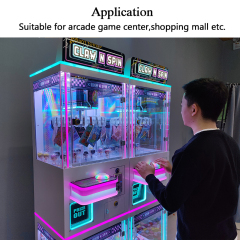 Claw N Spin Dual Gameplay Claw & Drop Prize Machine