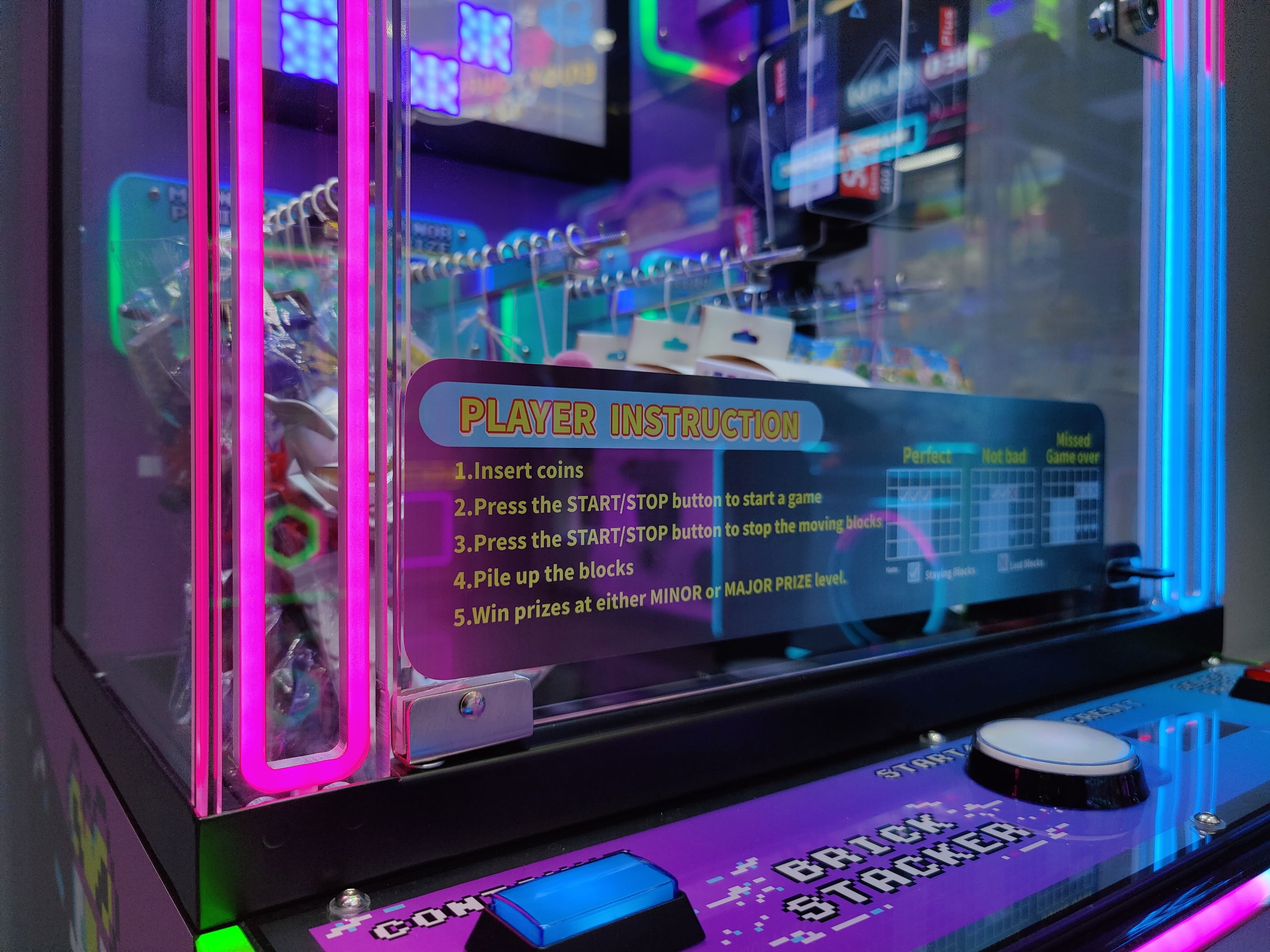 Mini Brick Stacker Prize Machine