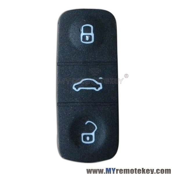 Remote button rubber pad for VW remote key 3 button