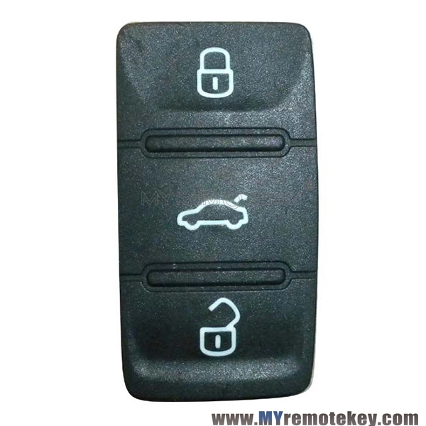 New style remote button rubber pad for VW remote key 3 button