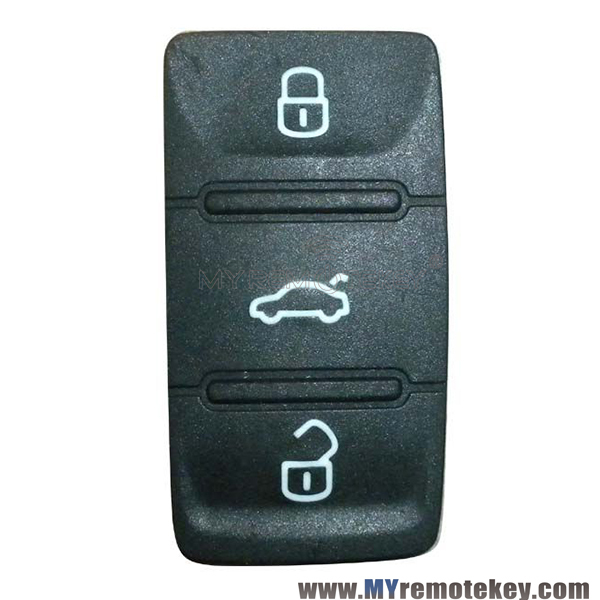 New style remote button rubber pad for VW remote key 3 button