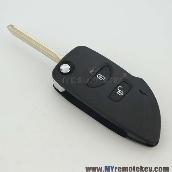 Refit flip remote car key shell for Hyundai 2 button Elantra Santa Fe
