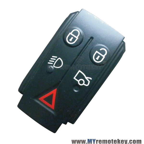 Remote button pad for Jaguar smart key 4 button with panic