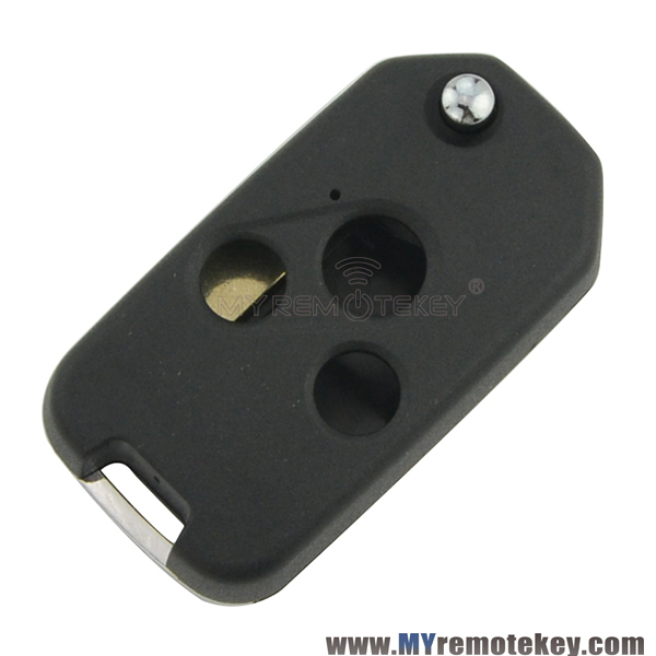 New type refit flip remote key case shell for Honda 3 button