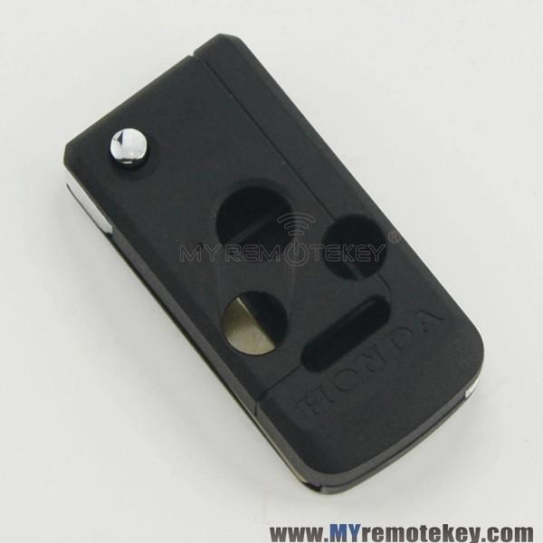 Refit flip remote key case shell for Honda 3 button with panic