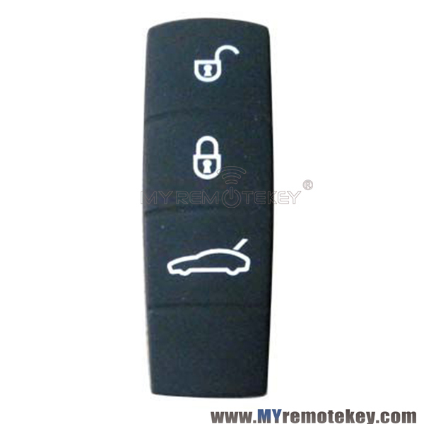 Remote button pad for Porsche remote key 3 button