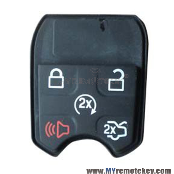 Remote button rubber pad for Ford remote key 5 button