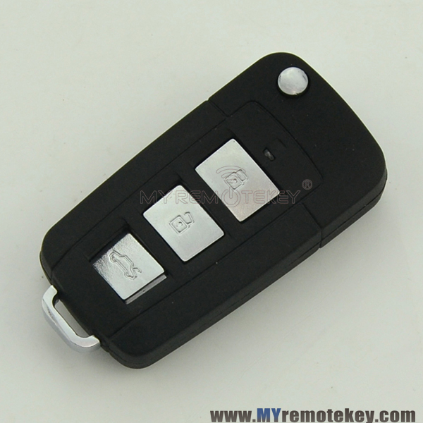 Refit flip remote key shell for Hyundai Sonata 3 button