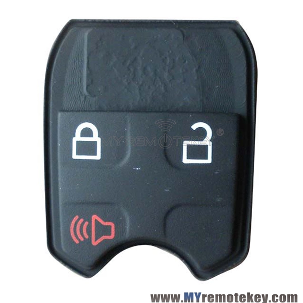Remote button rubber pad for Ford remote key 3 button