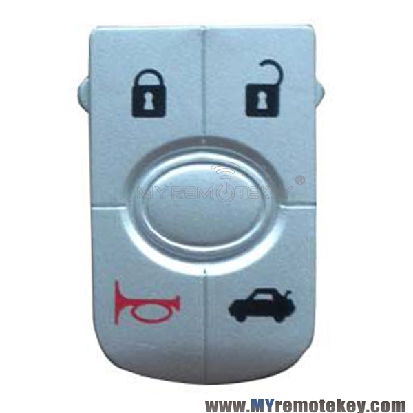 Flip remote key button pad for GM Buick car key 4 button