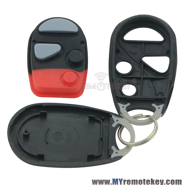 Remote fob shell case for Nissan Sentra NHVWBU43 4 button