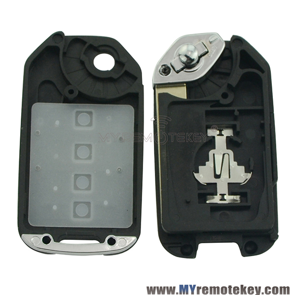 Flip remote key case shell for Honda 2 button with panic