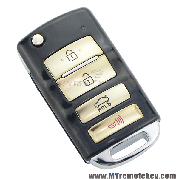 Flip remote key 4 button for Kia Hyundai