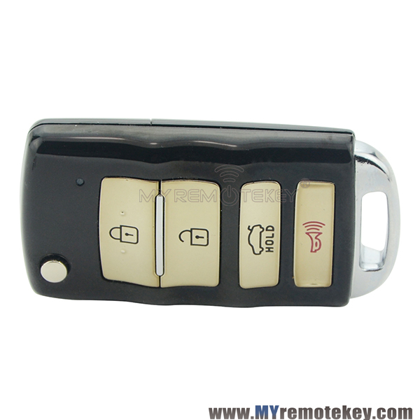 Flip remote key 4 button for Kia Hyundai