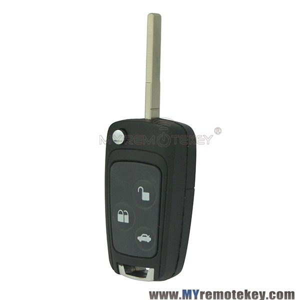 Refit flip remote key case shell for Ford Mondeo HU101 3 button