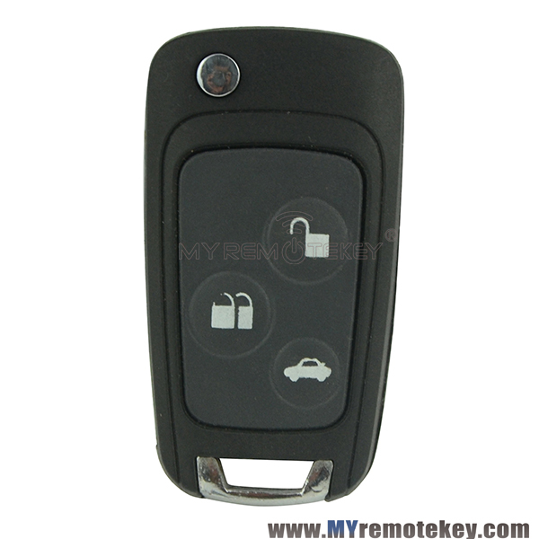 Refit flip remote key case shell for Ford Mondeo FO21 3 button