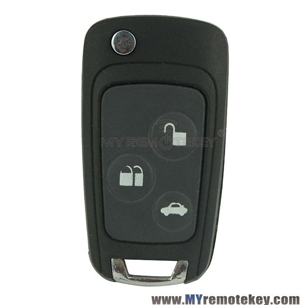 Refit flip remote key case shell for Ford Mondeo HU101 3 button