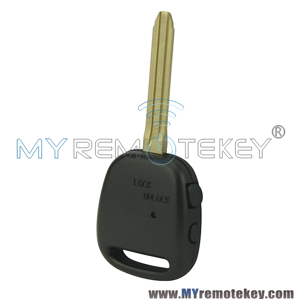 Remote car key for Toyota TOY43 2 button on side