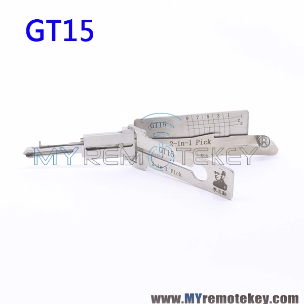 LISHI GT15 2 in 1 Auto Pick and Decoder for Fiat