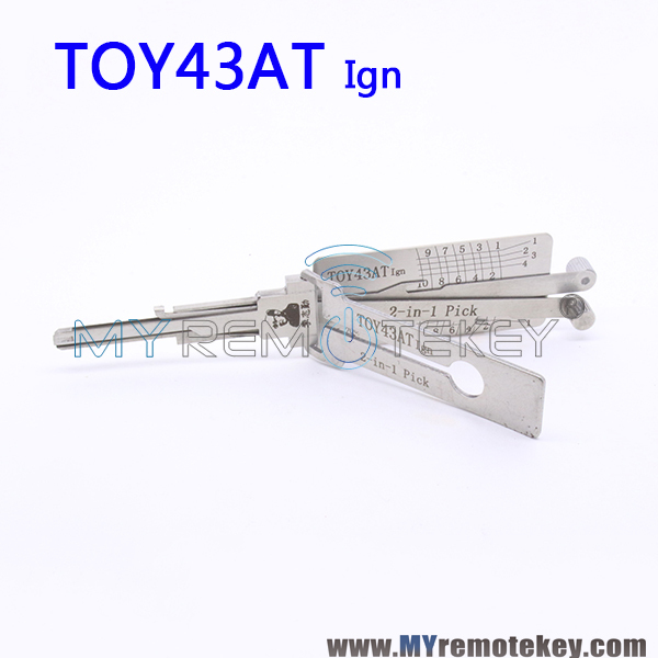 LISHI TOY43AT Ign 2 in 1 Auto Pick and Decoder For Toyota