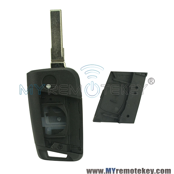 Flip remote key shell case 3 button for VW