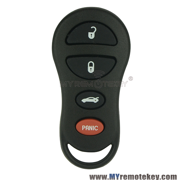 GQ43VT17T Remote fob 4 button 315Mhz for Chrysler Dodge Jeep 04602260AA