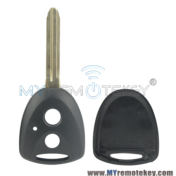 Remote key shell for Toyota 2 button TOY43