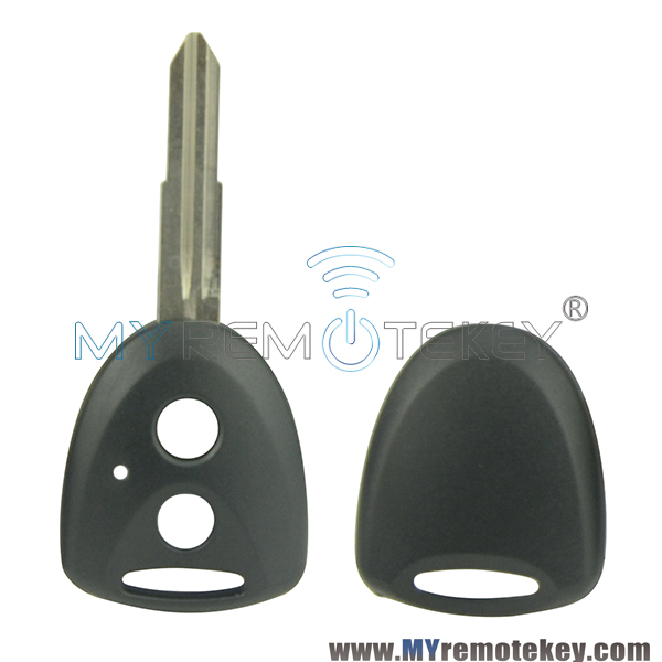 Remote key shell for Toyota DF 2 button