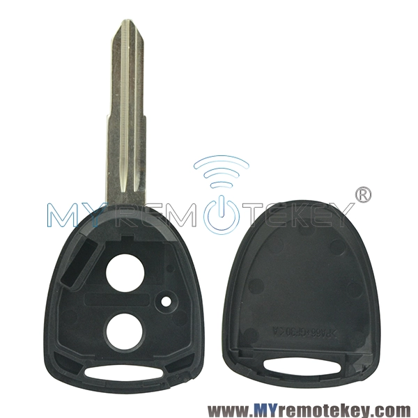 Remote key shell for Toyota DF 2 button