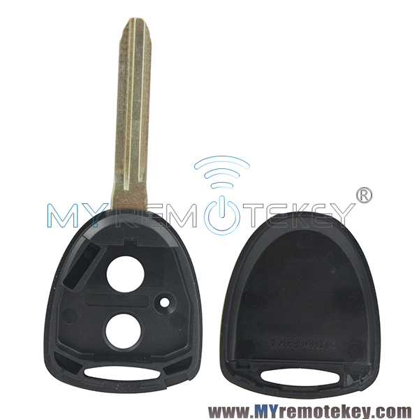 Remote key shell for Toyota 2 button TOY43