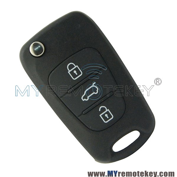 Flip remote key with 46chip 3 button TOY48 434Mhz for Hyundai I20 floding car key