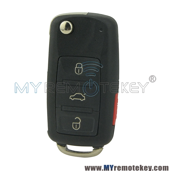 Remote key shell for Audi A8L 3 button with panic