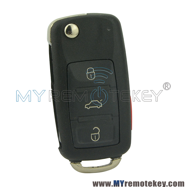 Remote key 48 chip 3 button 434mhz for Audi A8L