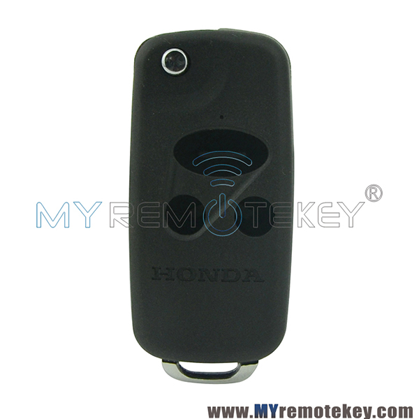 Refit flip remote key case shell for Honda 3 button