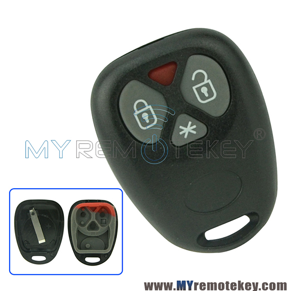 Brazil Positron car alarm remote control key fob case shell 4 button