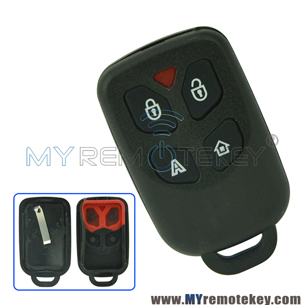 Brazil Positron car alarm remote control key fob case shell 5 button