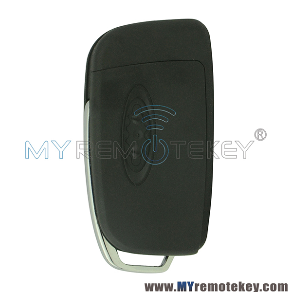 Flip refit remote car key shell case for ford 3 button HU101