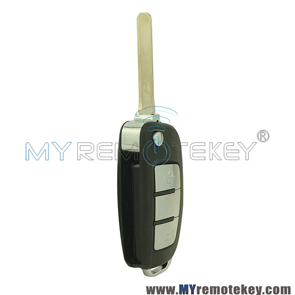 Flip remote car key shell case for Geely 2 button